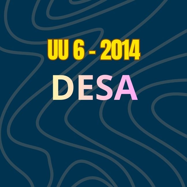 UU No. 6 Tahun 2014 tentang Desa