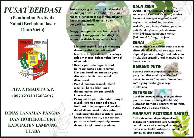 Demonstrasi Pembuatan Pestisida Nabati Berbahan Dasar Daun Sirih