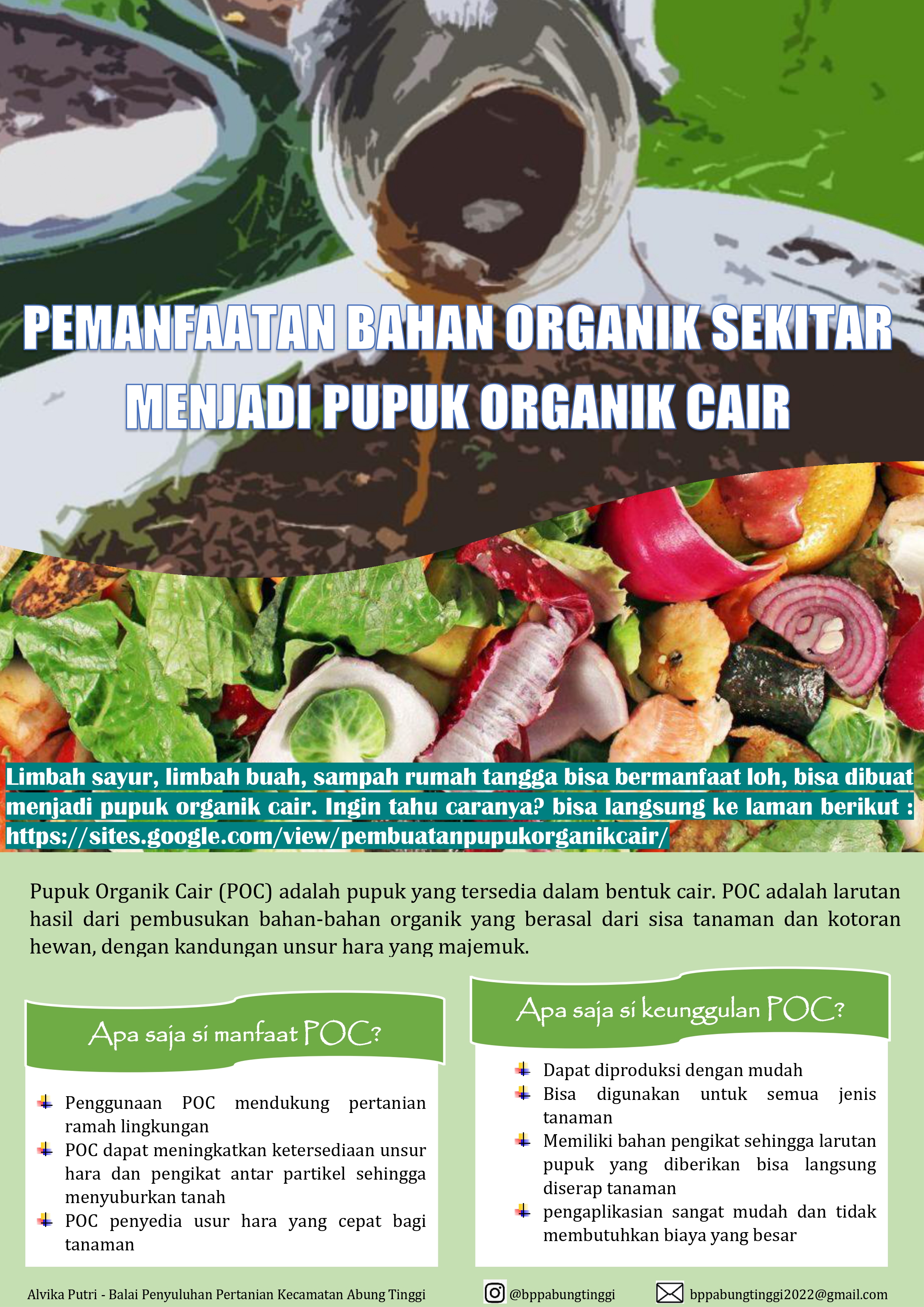 PUPUK ORGANIK CAIR (POC) BONGGOL PISANG