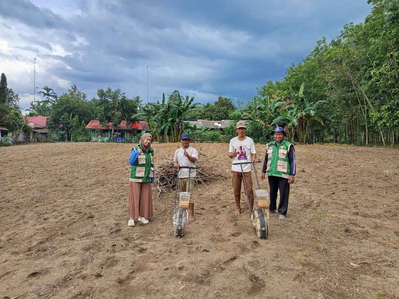 Pengawalan Luas Tambah Tanam Padi Gogo oleh Penyuluh BPP Abung Semuli untuk Mendukung Swasembada Pangan