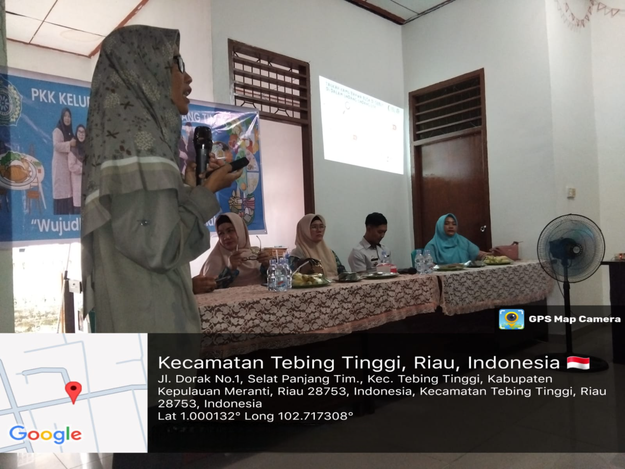 Kegiatan Penyuluhan Menu Pangan B2SA di Kecamatan Tebing Tinggi.