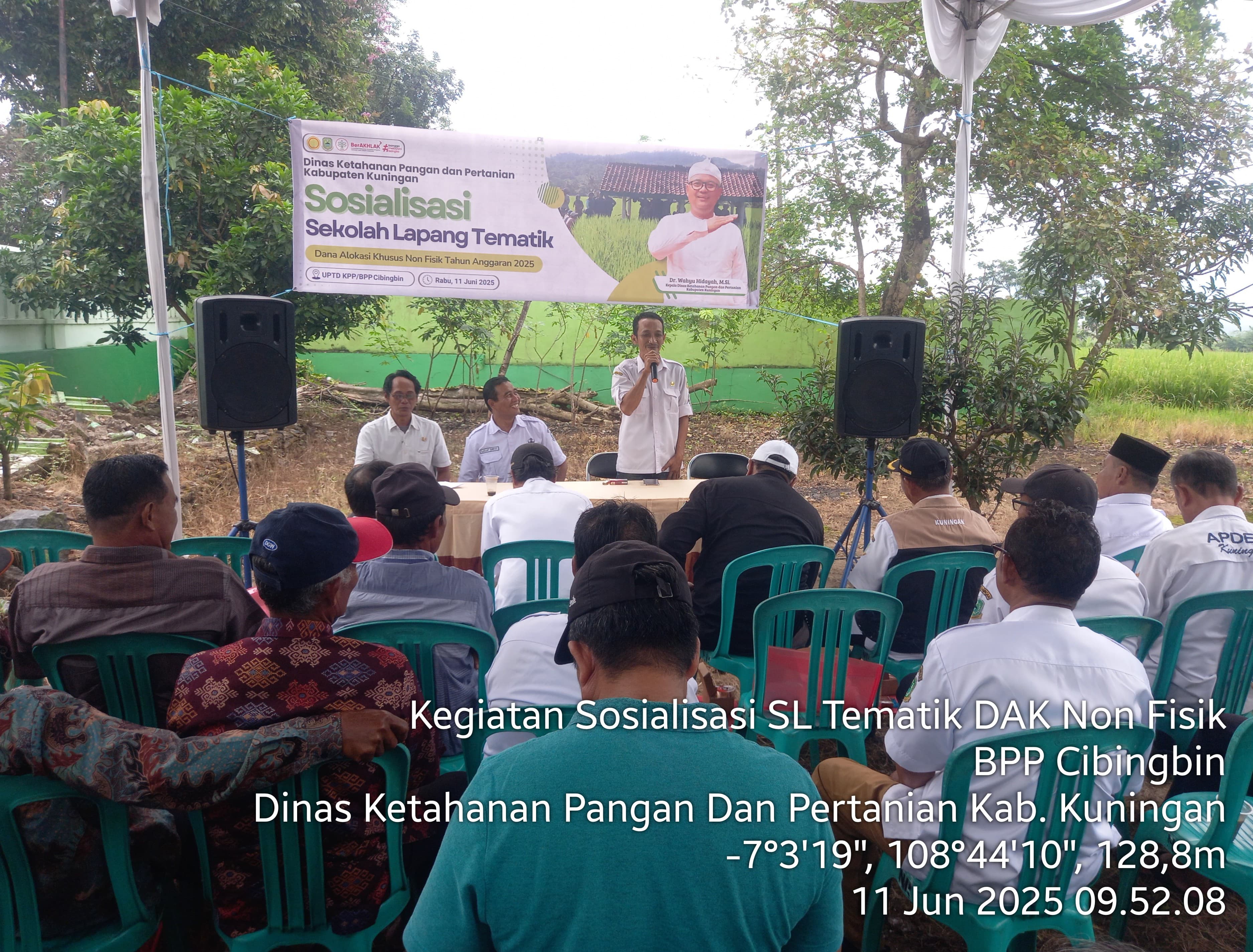 Kegiatan Temu Lapangan (FFD) SL Tematik BPP Cibingbin