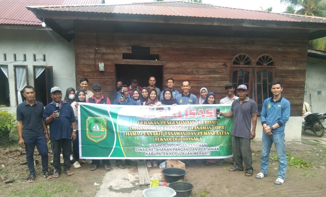 SOSIALISASI GERAKAN PENGENDALIAN ORGANISME PENGGANGGU TANAMAN DAN PEMANFAATAN TEKNOLOGI BIOSAKA