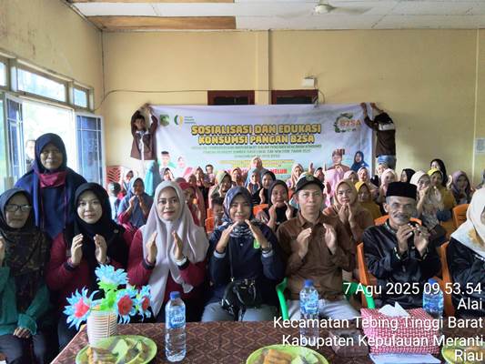 Sosialisasi Pangan B2SA di Desa Alai Selatan di Kecamatan Tebing Tinggi Barat