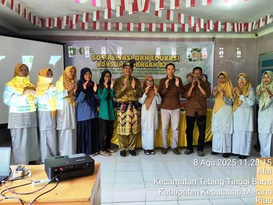 Sosialisasi Pangan B2SA di Desa Alai di Kecamatan Tebing Tinggi Barat. 