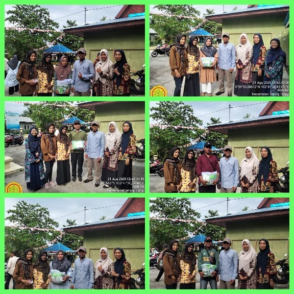 Kegiatan Serah Terima Benih Sayuran P2B di Kecamatan Tebing Tinggi