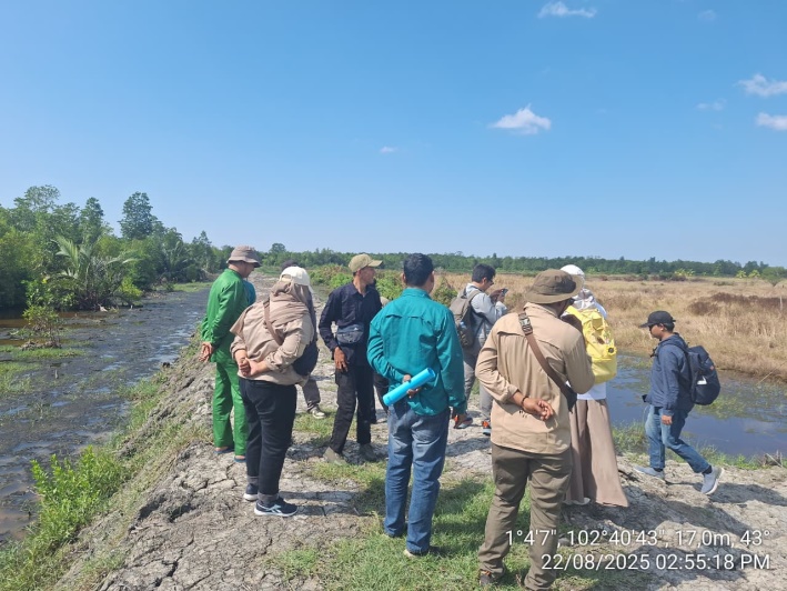 Kunjungan Irjen Kementrian Pertanian Di Lokasi Optimalisasi Lahan