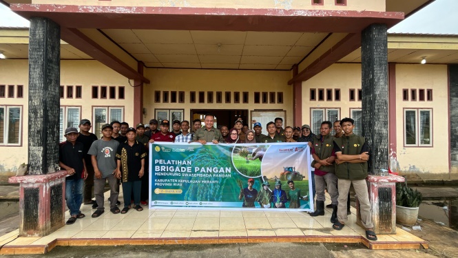 Pelatihan Brigade Pangan Mendukung Swasembada Pangan Kabupaten Kepulauan Meranti