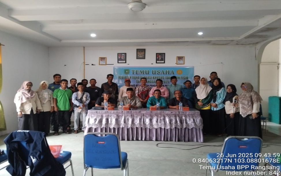 KEGIATAN TEMU USAHA DI KECAMATAN RANGSANG