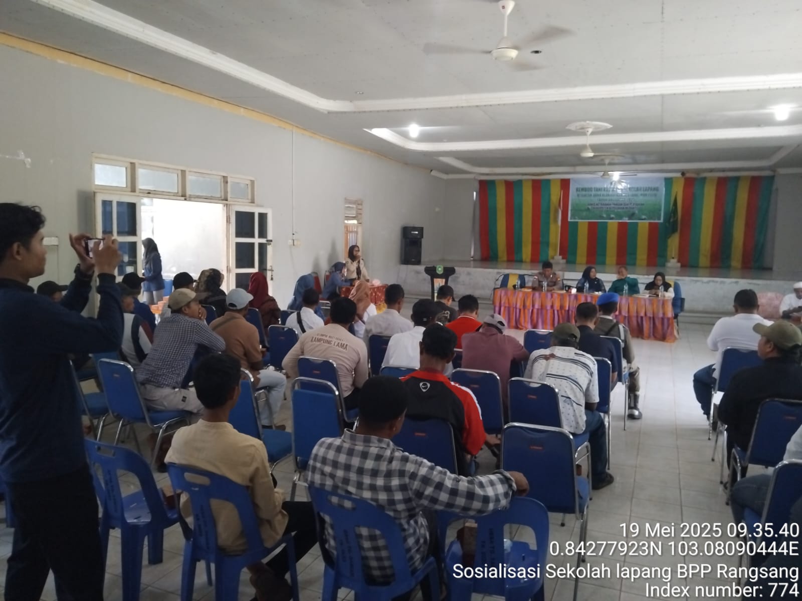 Kegiatan Rembug Tani di Kecamatan Rangsang