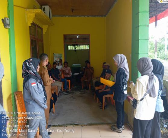 CALON PETANI CALON LAHAN TANAMAN KELAPA