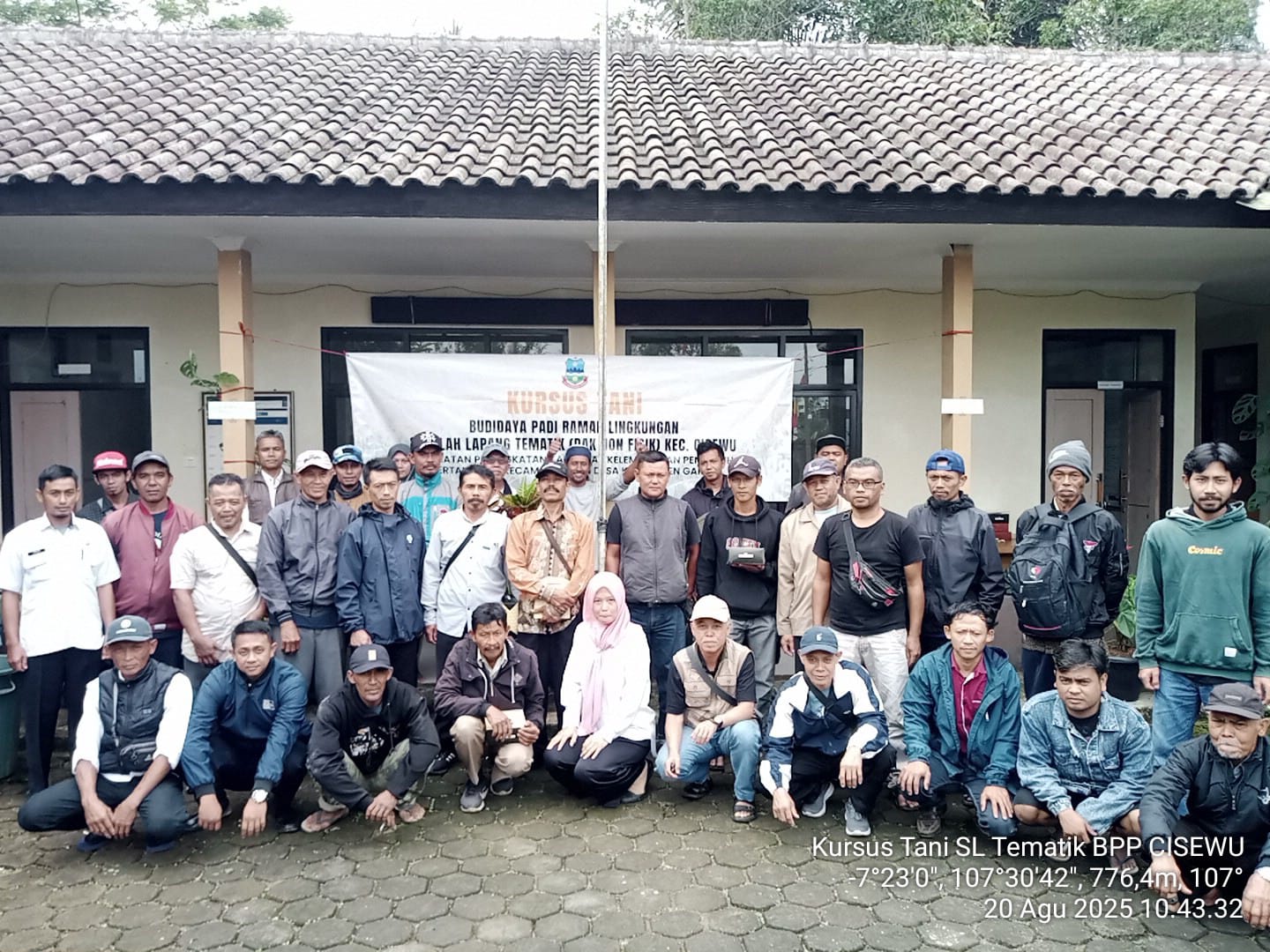 KURSUS TANI BUDIDAYA PADI RAMAH LINGKUNGAN (DAK ) NON FISIK TA. 2025 BPP KECAMATAN CISEWU