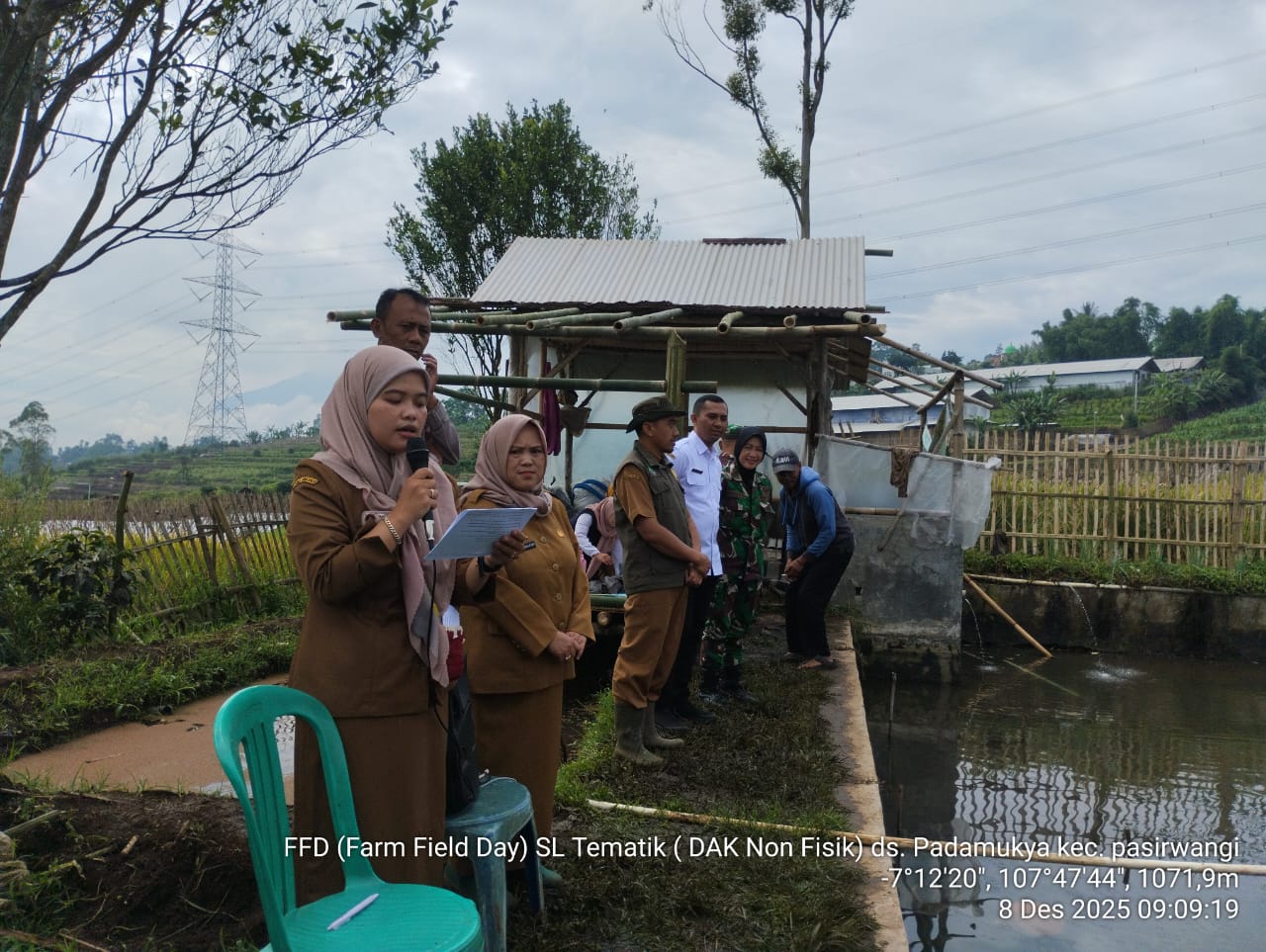 Farm Field Day SL Tematik Padi Ramah lingkungan di BPP Kecamatan Pasirwangi  meningkatkan Produksi  signifikan sebesar 40%