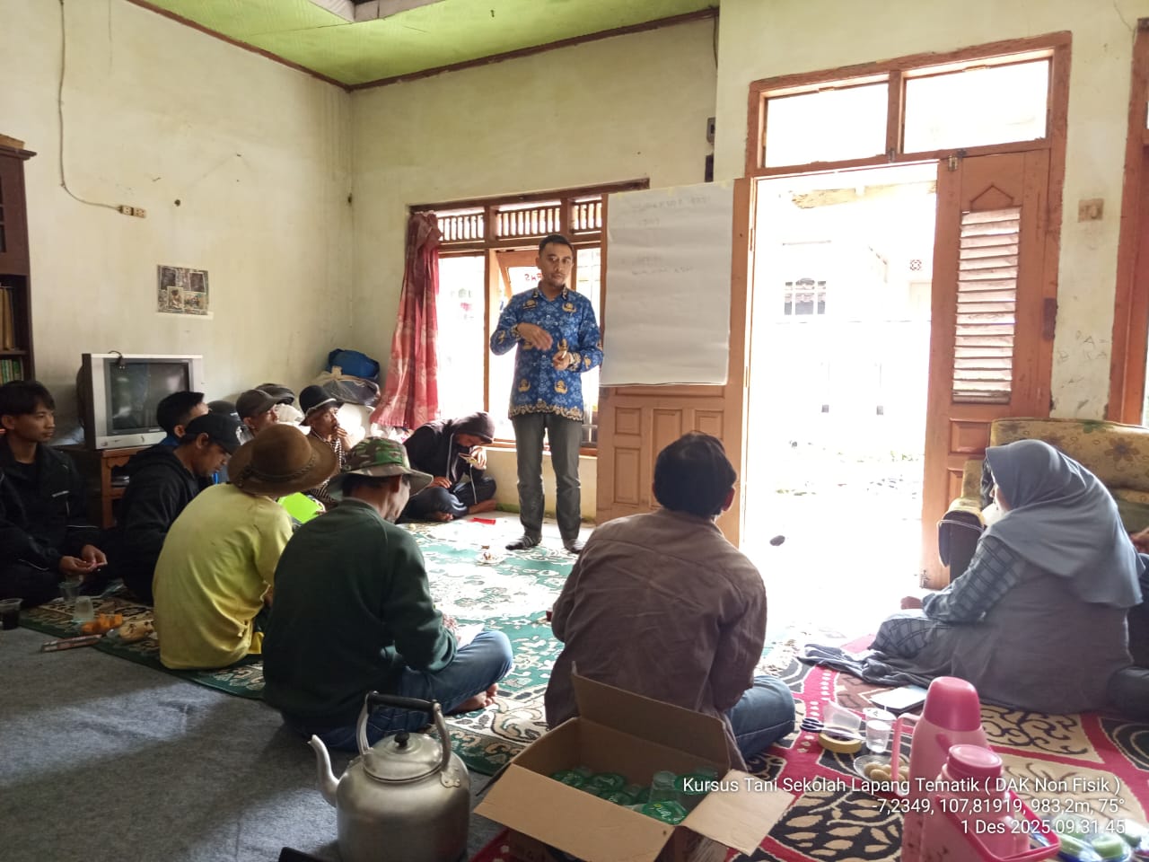 Pencegahan ancaman OPT Tikus pada tanaman padi sawah : kegiatan Kursus Tani di BPP Pasirwangi