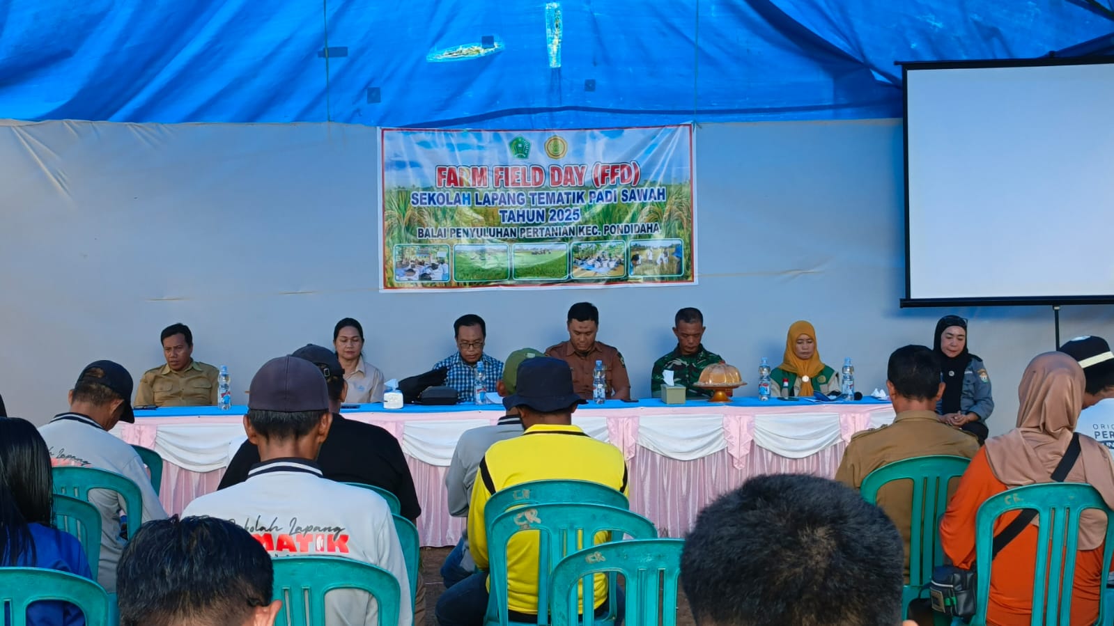 FARM FIELD DAY (FFD) SEKOLAH LAPANG TEMATIK PADI SAWAH DI BPP PONDIDAHA 
