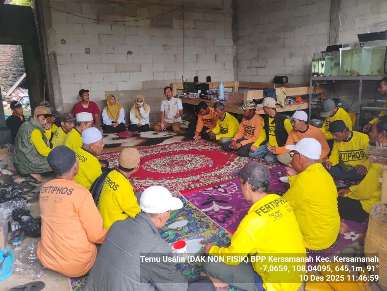 Hasil Analisa Usaha Tani Padi sawah  Pada Temu Usaha 2 di Kegiatan SL Tematik DAKNF BPP Kersamanah th 2025
