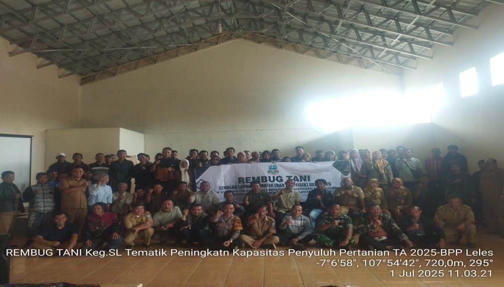 Rembug tani Sekolah lapang Tematik Padi Sawah 