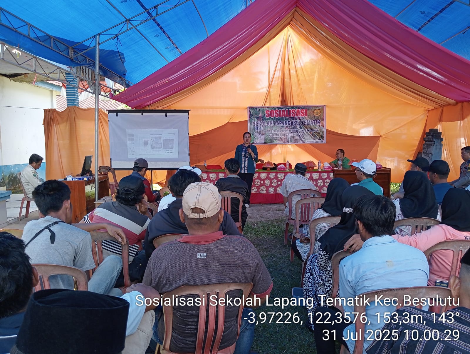 sosialisai sekolah lapang 
