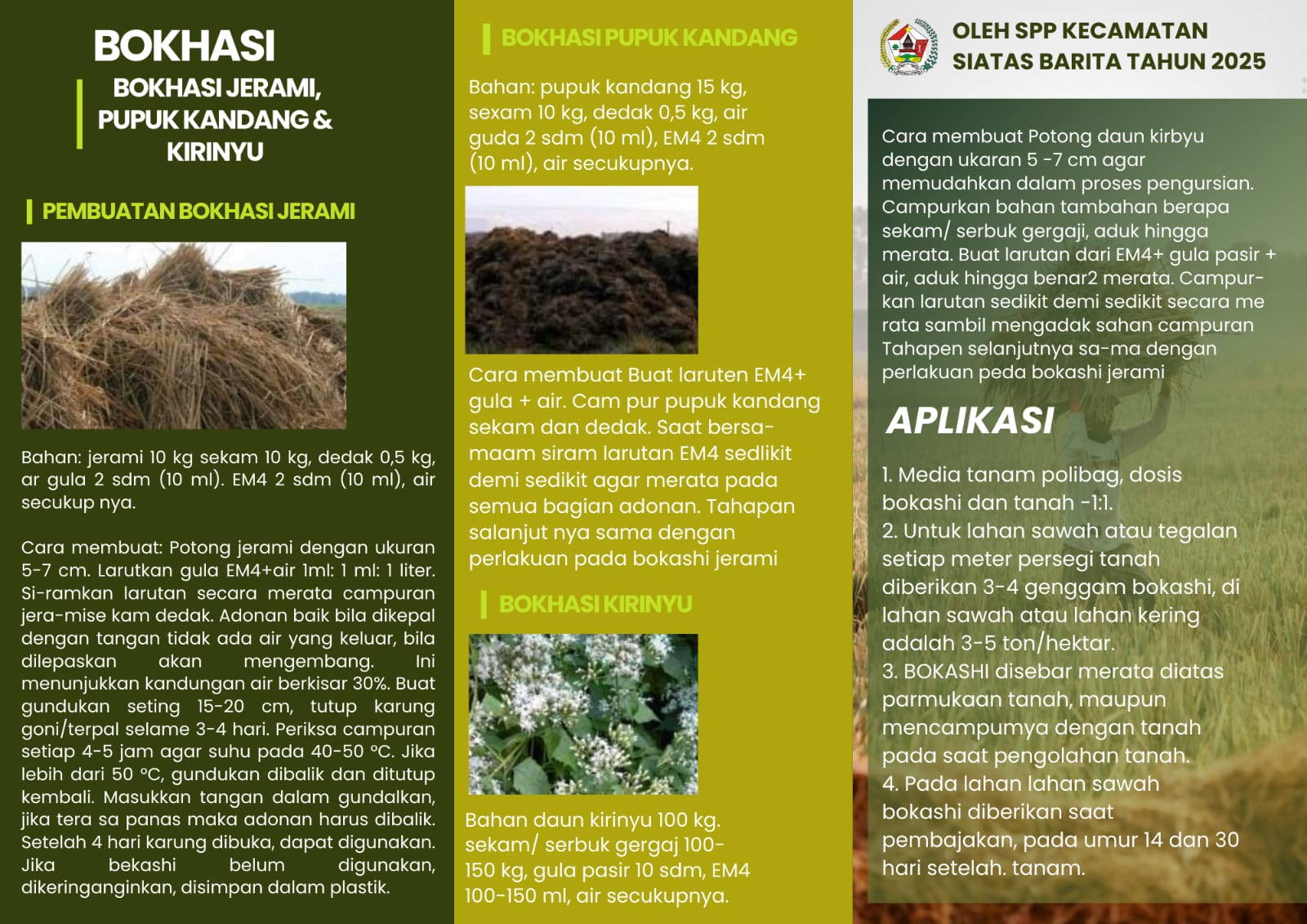 Pembuatan Bokhasi Jerami