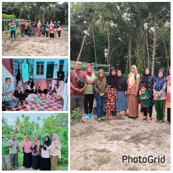 DINAS TANAMAN PANGAN HORTIKULTURA DAN PETERNAKAN KABUPATEN BENGKALIS, SALURKAN PROGRAM P2L DI KWT TUNAS BARU DAN KWT ROSELLA