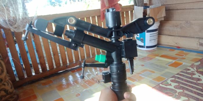 penanggulangan kekeringan dengan alat sprinkler pada budidaya jagung 
