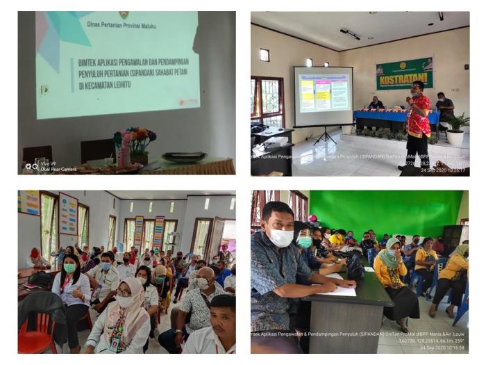 Bimtek Aplikasi Sistim Informasi Pengawalan Dan Pendampingan Penyuluh (sipandan) Sahabat Petani