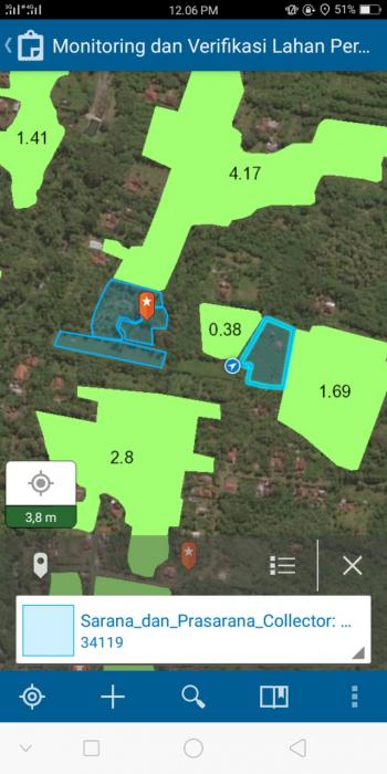 Penyisiran Dan Pemetaan Lahan Sawah Dengan Menggunakan Aplikasi "Collector for ArcGIS" Di Desa Patas Kecamatan Gerokgak