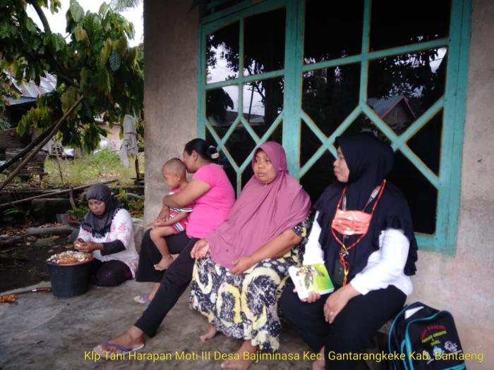 Kunjungan Ke Kelompok tani Harapan Moti III Desa Bajiminasa Kec.Gantarangkeke Kab.Bantaeng