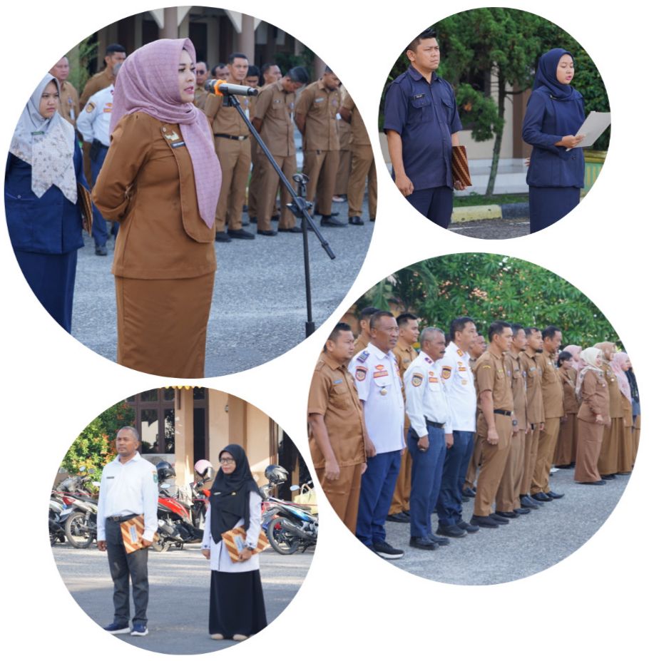 UPT BALAI PENYULUHAN PERTANIAN KECAMATAN MANDAU AMBIL ALIH TUGAS APEL SENIN