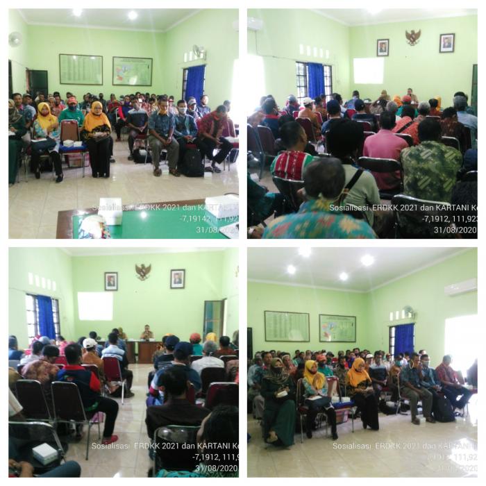 Sosialisasi E Rdkk 2021 Dan Kartani Kecamatan  Kapas Kabupaten Bojonegoro