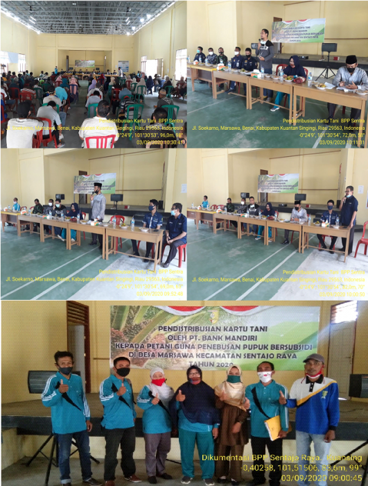 Distribusi Kartu Tani Berbasis E-rdkk Guna  Penebusan Pupuk Bersubsidi Bagi Petani Di Desa Marsawa  Kecamatan Sentajo Raya Kabupaten Kuantan Singingi Provinsi Riau Tahun 2020