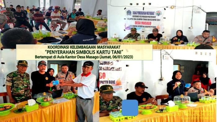 Koordinasi Kelembagaan dan Pembagian Kartu Tani di Desa Masago