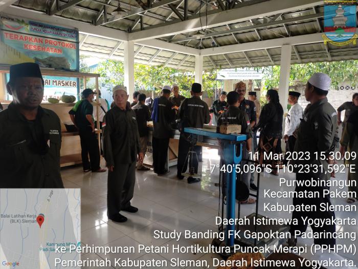 Study Banding Fk Gapoktan Kecamatan Padarincang Ke Yogyakarta  Dalam Rangka Meningkatkan Kapasitas Petani Dan Kelembagaannya  