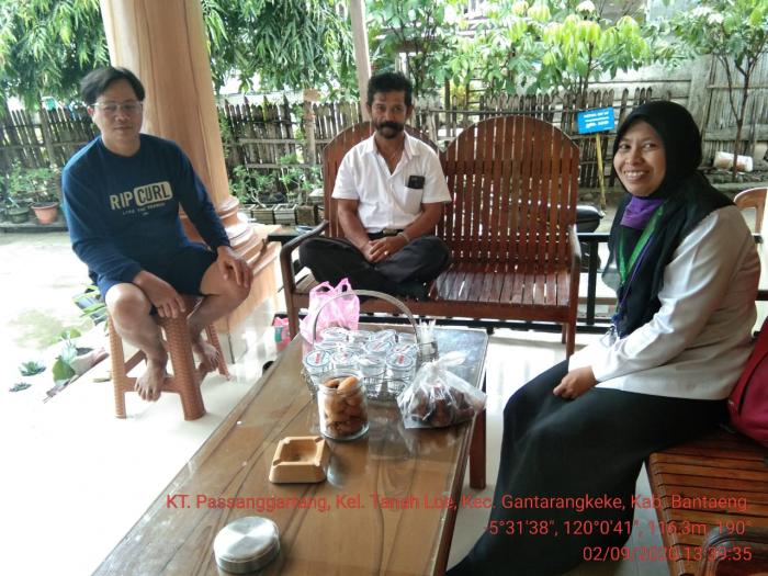 kunjungan ke kelompok tani passangarrang kel.Tanah Loe Kec.Gantarangkeke Kab.Bantaeng