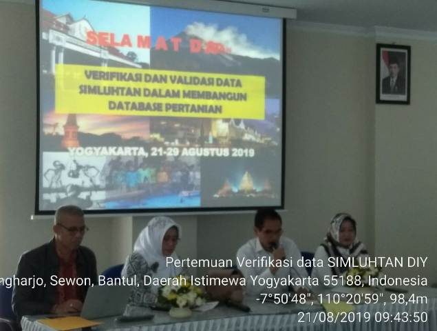 Verifikasi Dan Validasi Data Simluhtan DIY