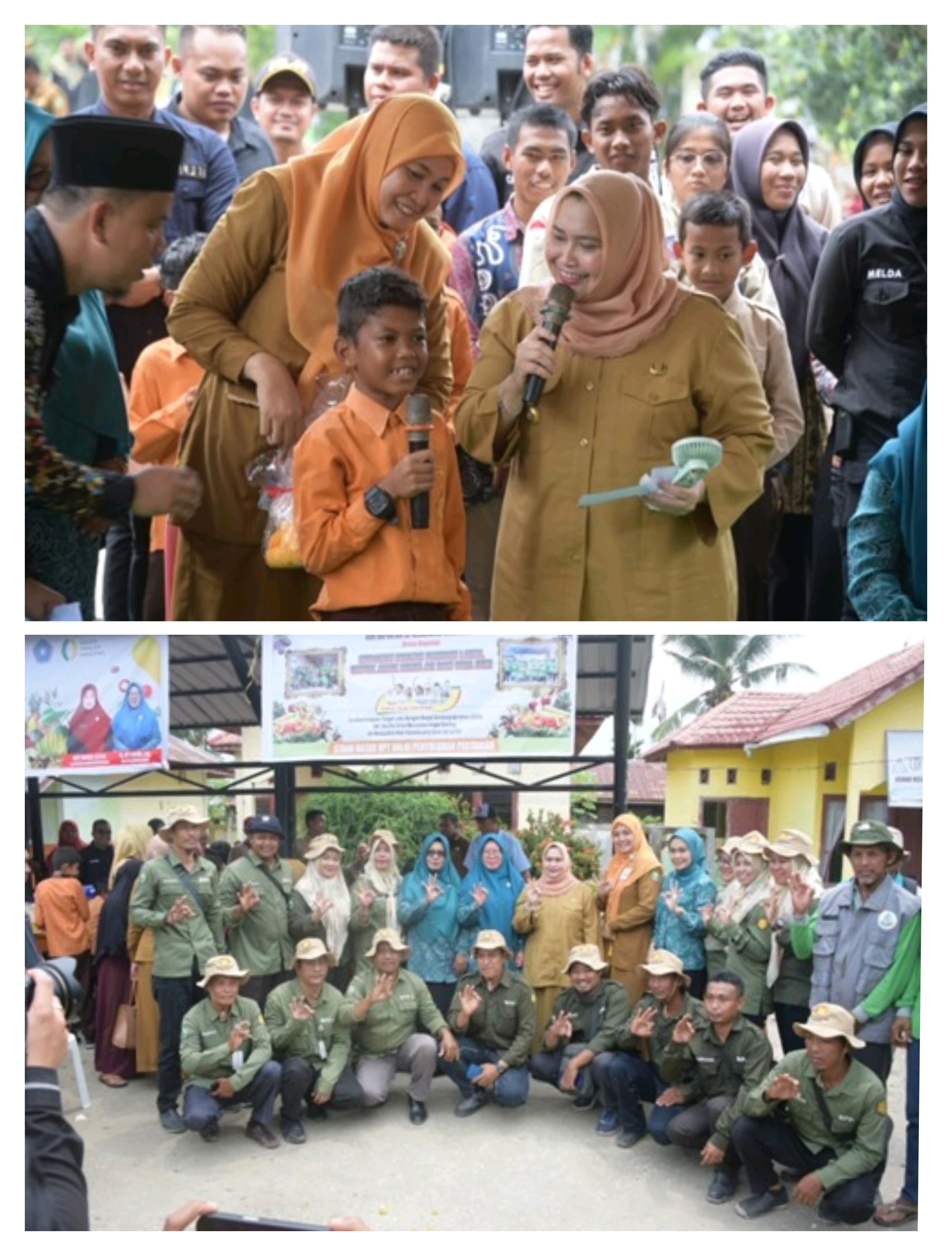 GERAKAN MAKAN PANGAN LOKAL UNTUK ANAK SEKOLAH DAN USIA DINI BERSAMA  IBU BUPATI BENGKALIS