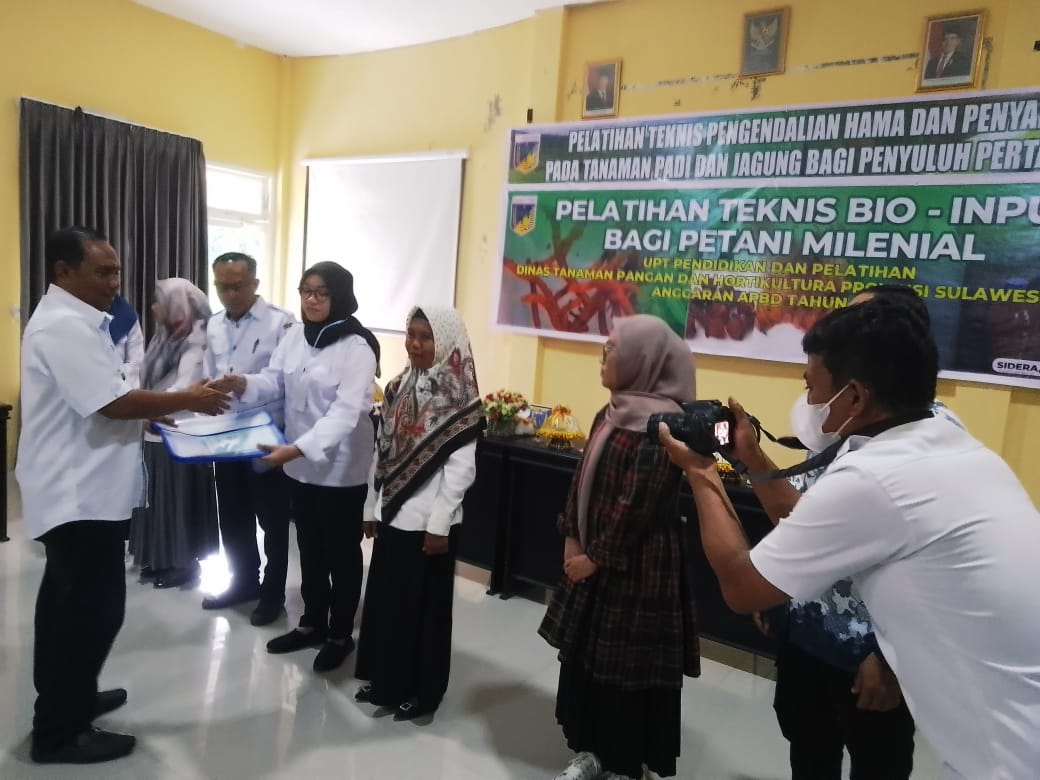 Pelatihan Teknis Bio Input  Dan Pengendalian Hama Penyakit Pada Tanaman Padi Dan Jagung 
