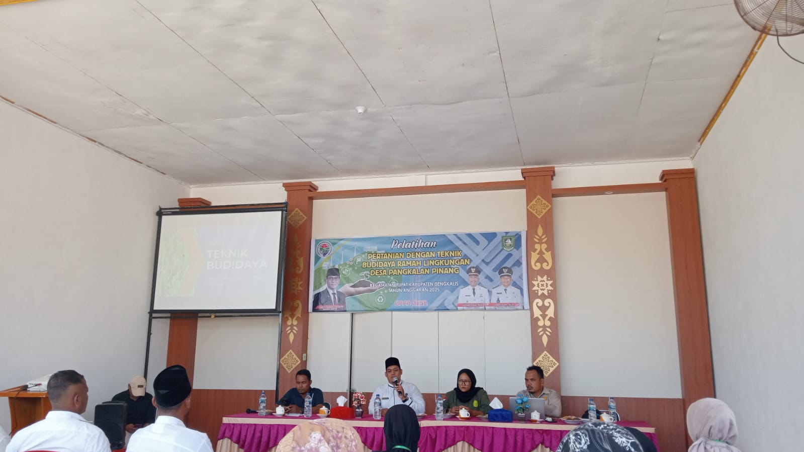 Pelatihan Pertanian Dengan Teknik Budidaya Ramah Lingkungan Desa Pangkalan Pinang