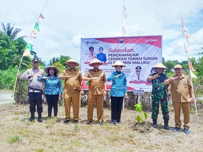Pemerintah Kabupaten Seram Bagian Barat Turut Menyukseskan Pencanangan Gerakan Tanam Sukun Di Provinsi Maluku