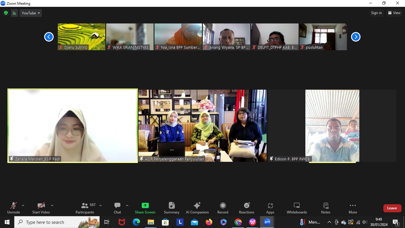 Melalui Swasembada Padi Berkelanjutan, Kementan Genjot Produksi Pangan Nasional 