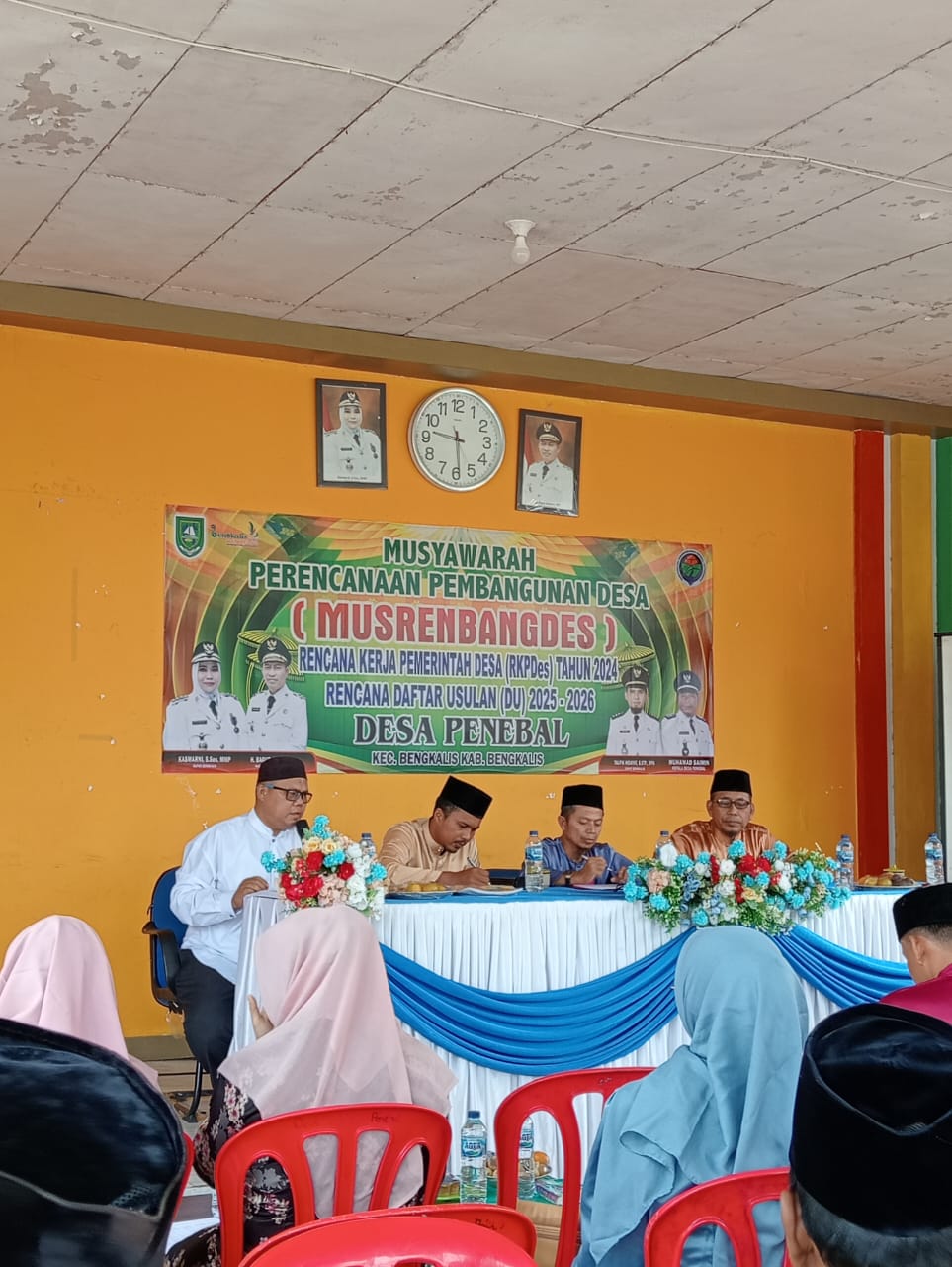 MUSYAWARAH RENCANA PEMBANGUNAN DESA (MUSRENBANGDES) DESA PENEBAL KECAMATAN BENGKALIS TAHUN 2024