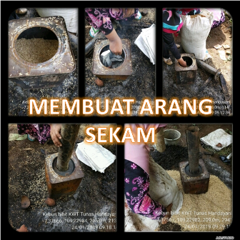MEMBUAT ARANG SEKAM