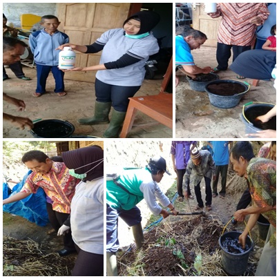 MEMBUAT PUPUK ORGANIK DENGAN BEKA