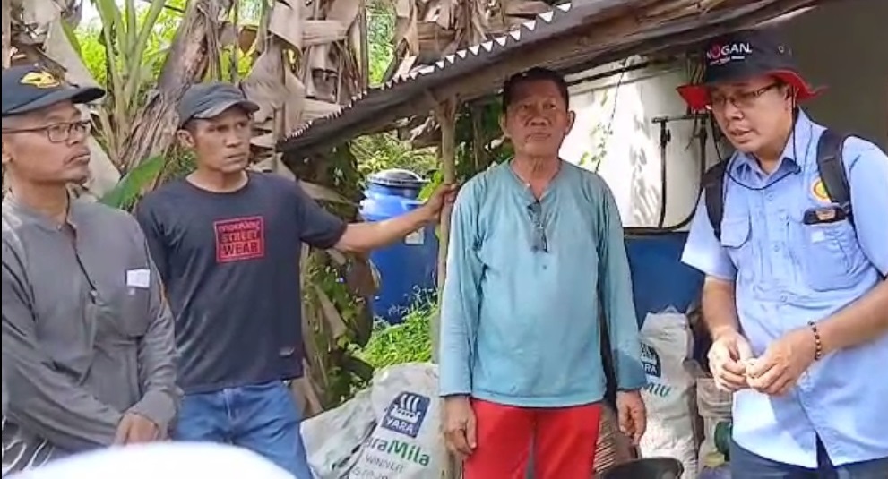 Poktan Sejahtera dengan Pupuk Organik Cair 