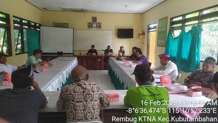 REMBUG KTNA KECAMATAN KUBUTAMBAHAN   KABUPATEN BULELENG BALI