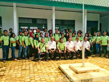studi banding dan kunjungan lapang penyuluh pertanian , bidang penyuluhan dan SDM dinas pertanian kabupaten Barito Timur KALTENG ke dinas pertanian kabupaten hulu sungai tengah KALSEL  tepatnya di BPP Kecamatan Pandawan 