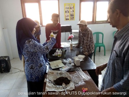 CARA MENGETAHUAI KADAR HARA TANAH SAWAH DENGAN PUTS 