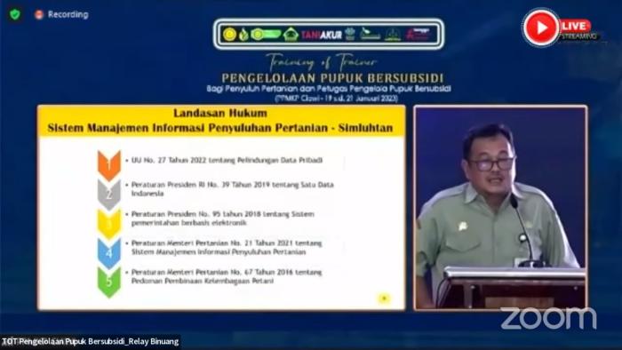 KUALITAS DATA SIMLUHTAN YANG BAIK MENDUKUNG PENGGELOLAAN PUPUK BERSUBSIDI