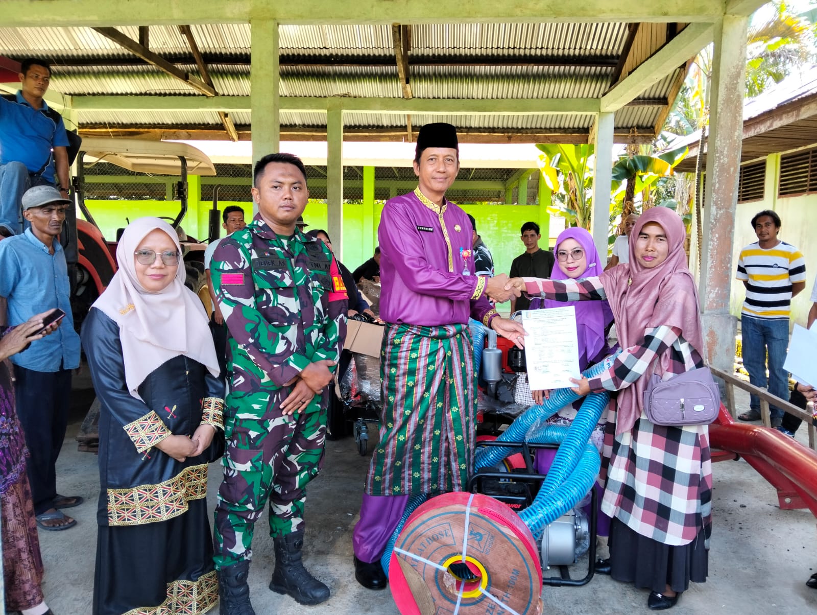 POMPANISASI ATASI KEKERINGAN LAHAN SAWAH DI KABUPATEN KUANSING