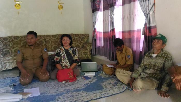kegiatan sekolah lapang komoditi jagung ( pemupukan berimbang)  di kelompok tani bonto lonrong desa lonrong